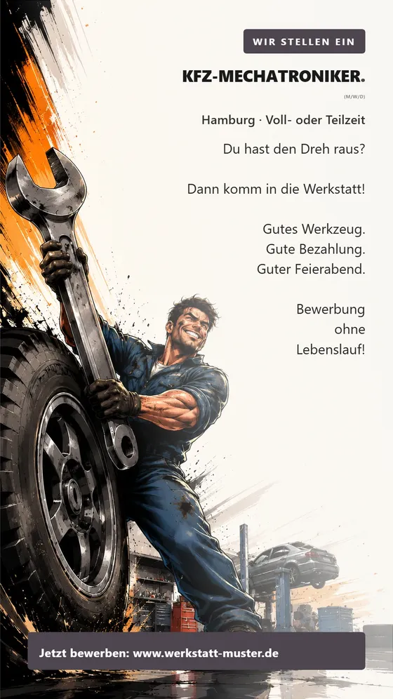 Beispiel-Anzeige KFZ-Mechatroniker