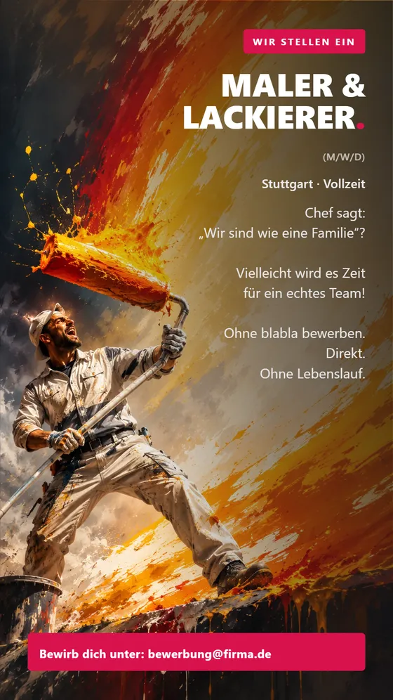 Beispiel-Anzeige Maler und Lackierer