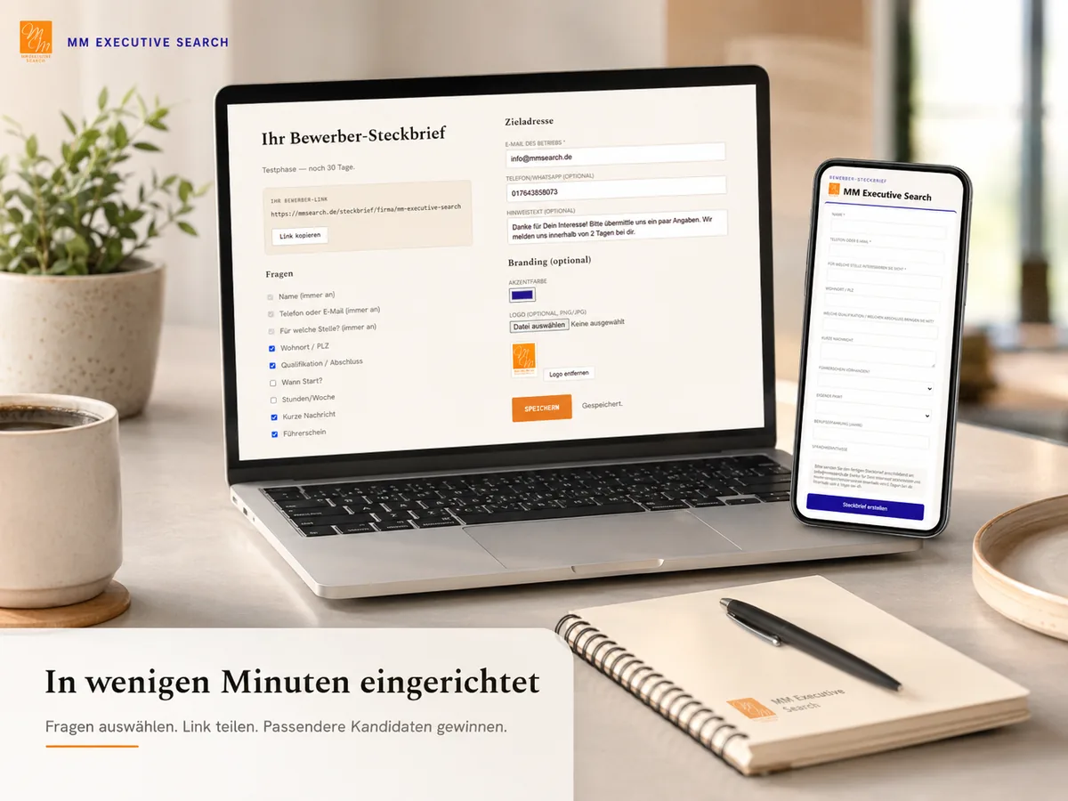 Vorschau Bewerber-Steckbrief